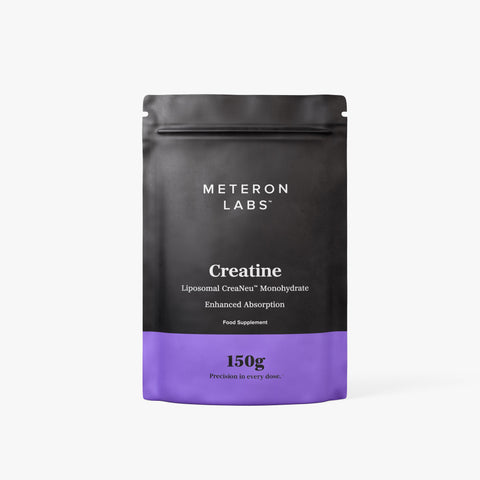Creatine liposomal supplement Meteron Labs front packaging detail
